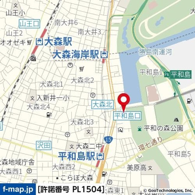 【地図】 | 日神パレス平和島