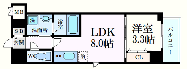 S-RESIDENCE広島駅enable