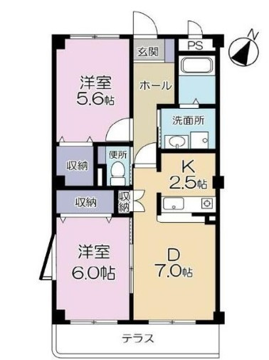 コンフォールヴィラの間取り