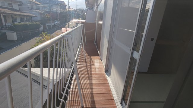 南平台貸家のバルコニー