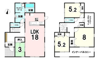 リーブルガーデン平群町吉新3期 全3棟 2号棟の画像