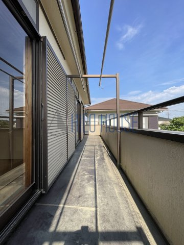 坂戸市清水町貸家のバルコニー