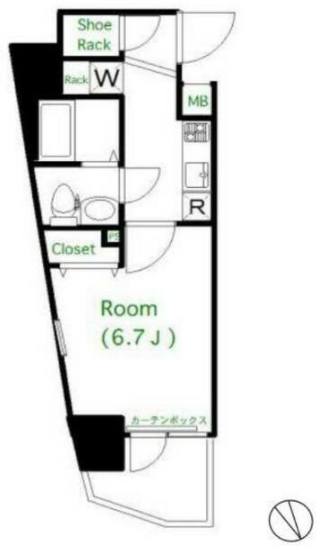 ＡＸＡＳ池袋本町の間取り