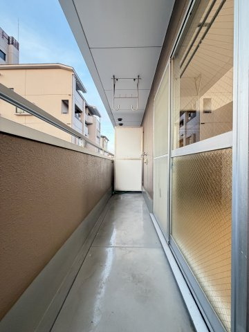 長居ロイヤルマンションのバルコニー