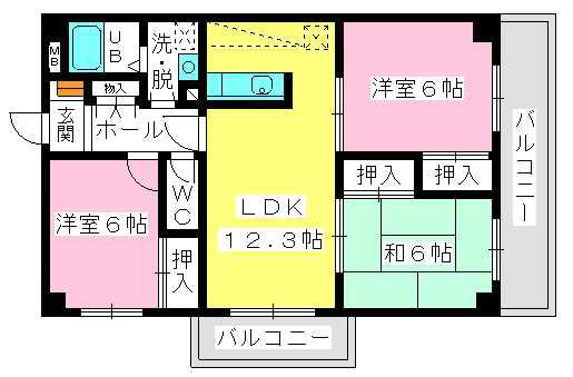 ソフィアの間取り