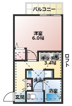 トレオット清水町の間取り