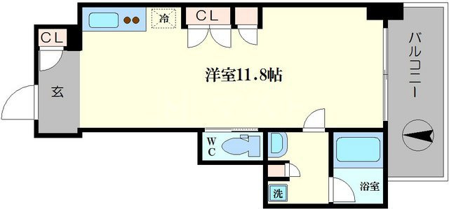 アーバネックス北浜の間取り