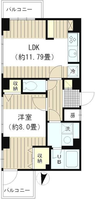 ＣＯＬＯＲＳ　ＧＡＲＤＥＮの間取り