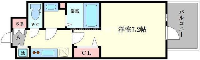スワンズシティ梅田ウエストの間取り