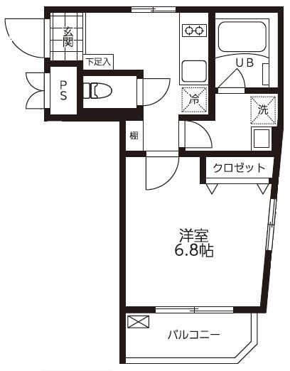 Bienfait入谷の間取り