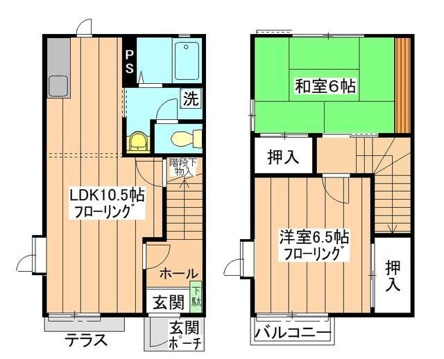 サンハイツの間取り|間取りです。