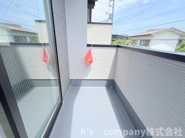 ◎茅ヶ崎市東海岸北5丁目　新築戸建　2号棟のバルコニー|バルコニー☆