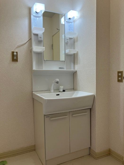 ベルテック上津の洗面所