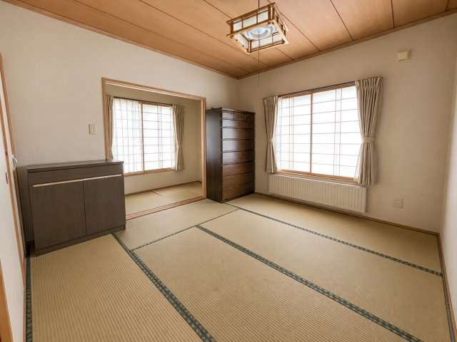 前田8条9丁目　一戸建ての和室|2階約8帖の和室　※室内写真は一部CG加工(家具・小物の削除等)を施しております。実際の状況とは異なる場合がございます。