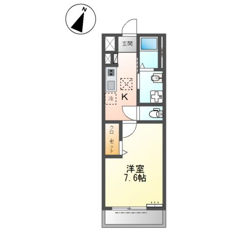 Avenir May 東加古川の間取り