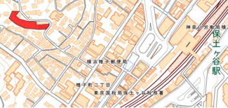  | 間取図なし。駅からの地図