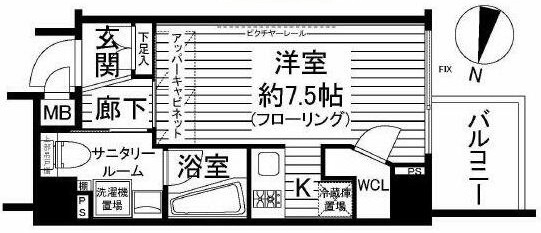 ステージファースト明大前アジールコートの間取り