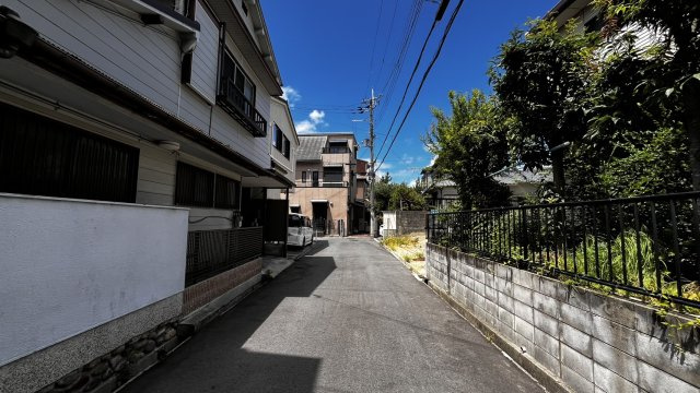豊中市東豊中町6丁目　土地の前面道路含む現地写真