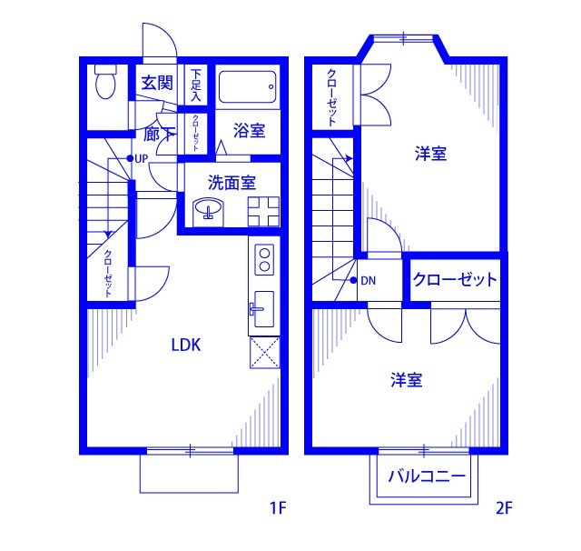 陽だまりの詩 扇の間取り