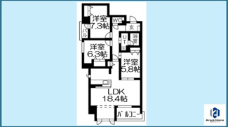 【間取り】 | コルティーレマルフク