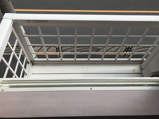 リリックコート平和橋のバルコニー