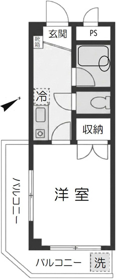 【間取り】 | 池八ビル　15662
