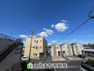 【展望】 | CRADLE GARDEN真岡市荒町　第13　1号棟 | 2階バルコニーからの眺望です☆