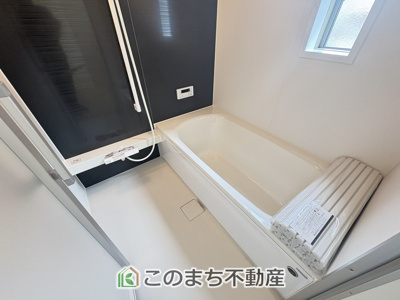 【浴室】 | CRADLE GARDEN真岡市荒町　第13　1号棟 | お風呂は足を延ばしてゆったり入浴できる広々1坪タイプ☆