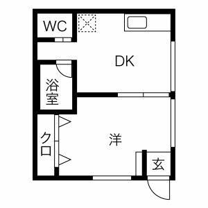 【間取り】 | ＢＮ東池袋Ｂ棟 | 間取りです。
