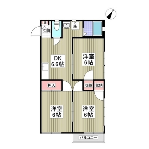 【間取り】 | ブループラム長渕イースト
