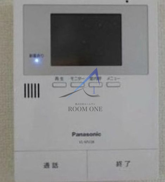ベルヴィル三軒茶屋のセキュリティ|モニター付インターホンです。
