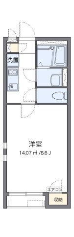 【間取り】 | クレイノ大塚 | 代表的な間取のため実際の間取とは異なる場合があります