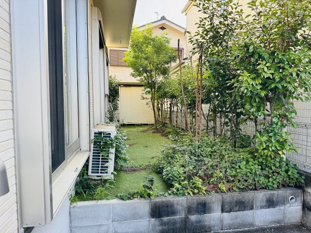 八王子市　館町　中古戸建ての庭|～ガーデニングなども楽しめる庭付き～