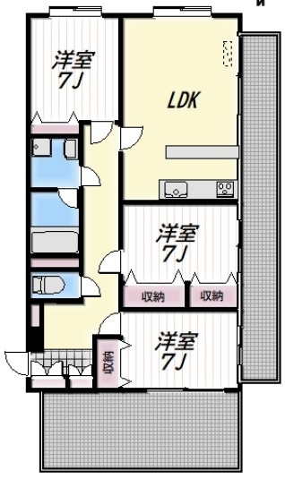 ＡＶＩＯＮの間取り|間取りです。