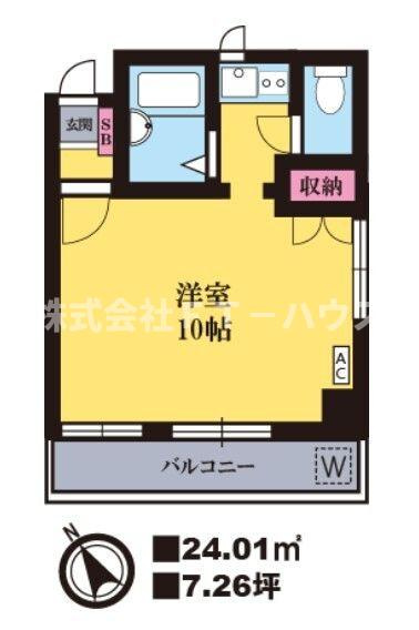 ベルメゾンの間取り