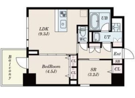S-RESIDENCE福島diverseの間取り