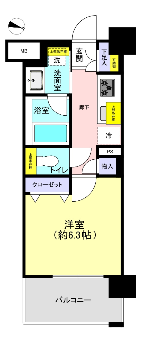 コージーコート蕨の間取り