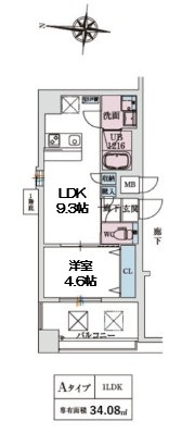 【間取り】 | スプランディッド新大阪VIII
