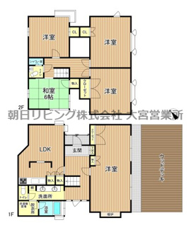【間取り】 | 南区大字大谷口戸建