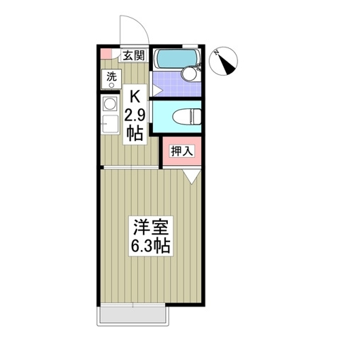 【間取り】 | エーデル西都賀