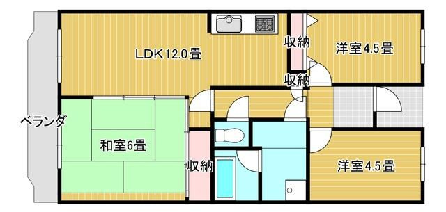 【間取り】 | パレ・ドール四街道