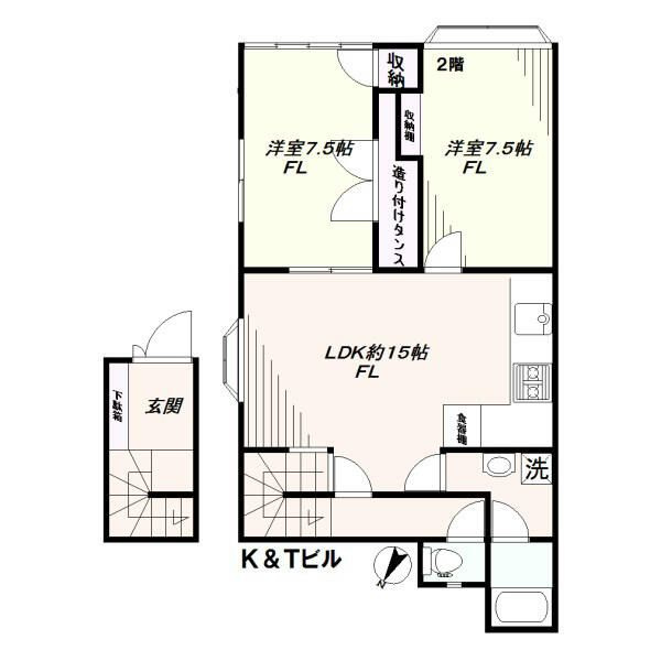 K＆Tビルの間取り