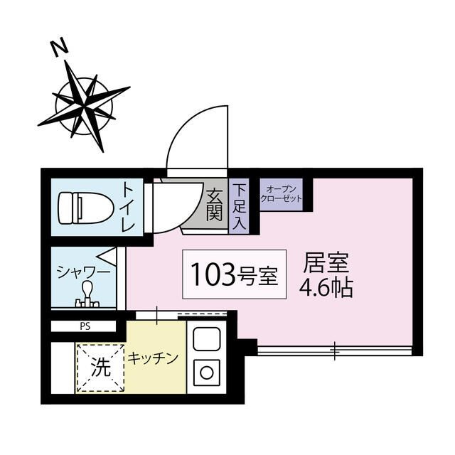 Ｃｒｅｓｔａ松陰の間取り