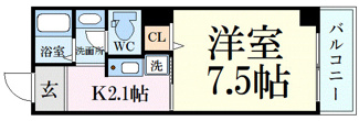 【間取り】 | サンクール松屋町