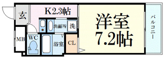【間取り】 | サンクール松屋町