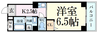 【間取り】 | サンクール松屋町