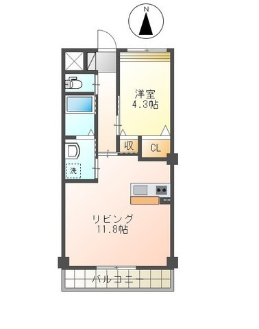 シャルムの間取り