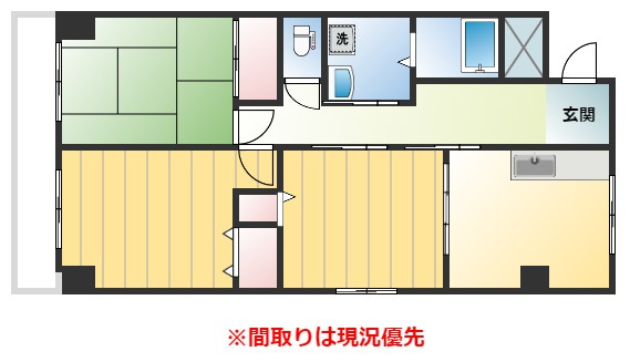 ゴールデンハイツⅢの間取り