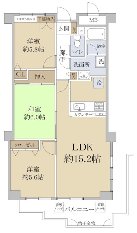 アンビエント中山手の間取り