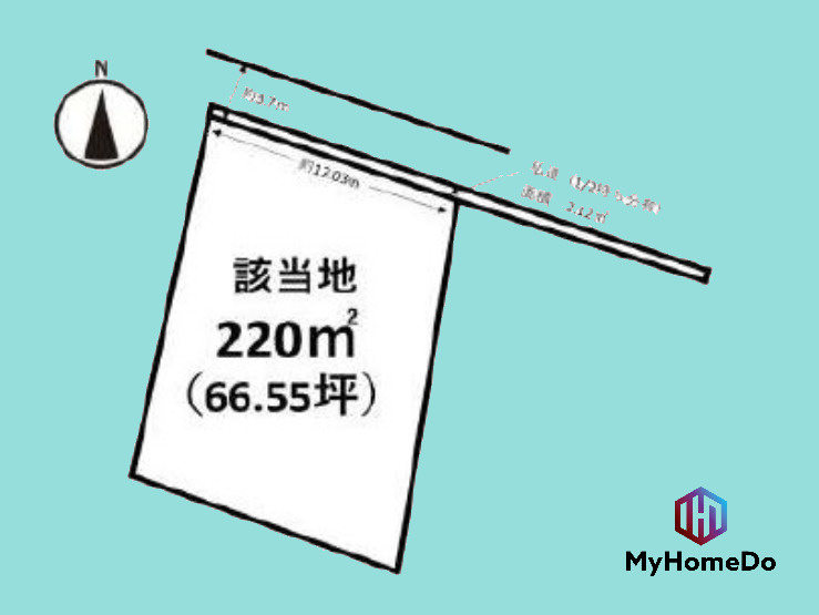 守山区中志段味字吉田洞の土地図